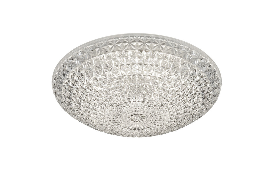 HLW LED LED Ceiling Light - Ceiling Lighting - Trion Komino - 12W - Warm White 3000K - Round - Matte White - Aluminum