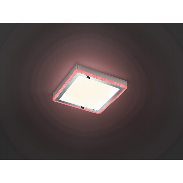 HLW LED LED Plafondlamp - Plafondverlichting - Trion Slodan - 20W - Aanpasbare Kleur - Afstandsbediening - Dimbaar - Vierkant - Mat Wit - Kunststof HLW LED LED Plafondlamp - Plafondverlichting - Trion Slodan - 20W - Aanpasbare Kleur - Afstandsbediening - Dimbaar - Vierkant - Mat Wit - Kunststof