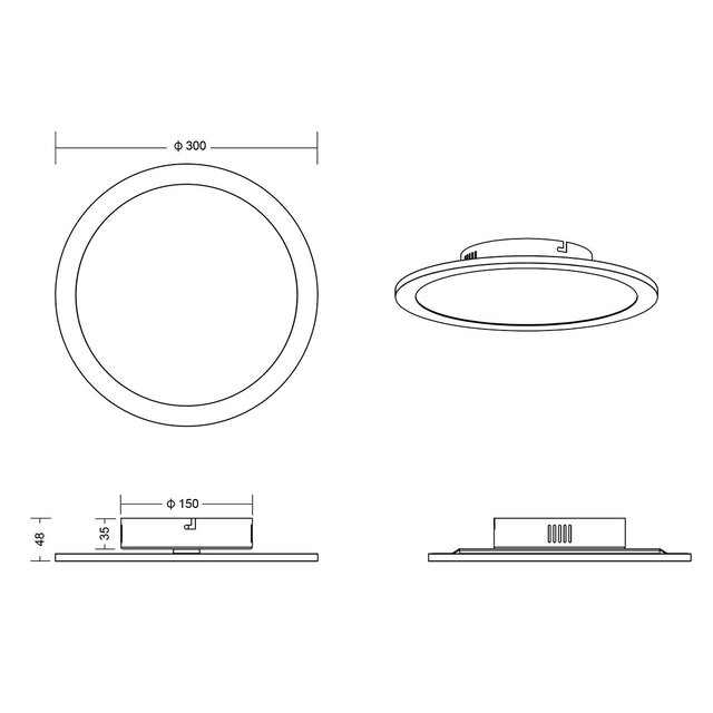 HLW LED LED Plafondlamp - Plafondverlichting - Trion Tiberon - 16W - Natuurlijk Wit 4000K - Rond - Mat Titaan - Kunststof HLW LED LED Plafondlamp - Plafondverlichting - Trion Tiberon - 16W - Natuurlijk Wit 4000K - Rond - Mat Titaan - Kunststof