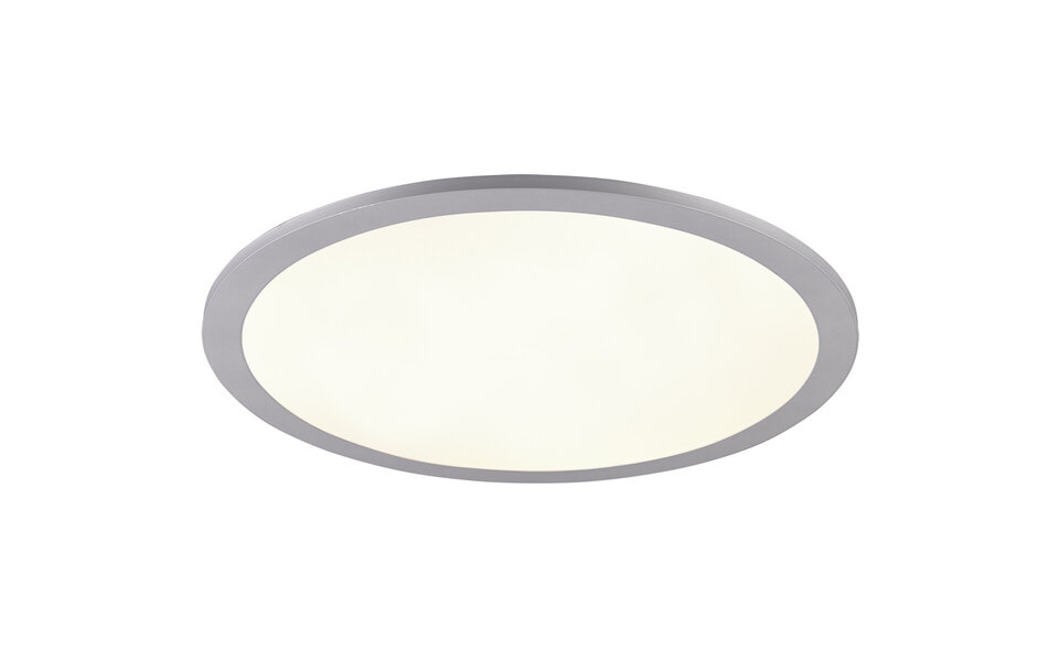 HLW LED LED Ceiling Lamp - Ceiling Lighting - Trion Tiberon - 20W - Natural White 4000K - Round - Matte Titanium - Plastic HLW LED LED Ceiling Lamp - Ceiling Lighting - Trion Tiberon - 20W - Natural White 4000K - Round - Matte Titanium - Plastic