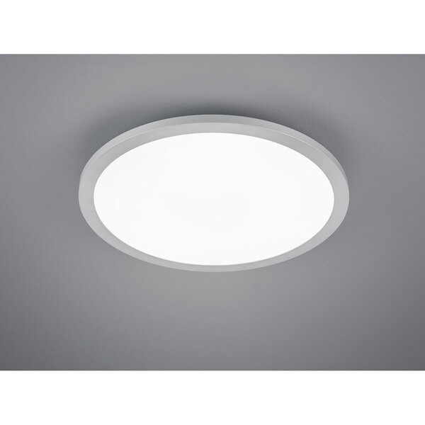 HLW LED LED Plafondlamp - Plafondverlichting - Trion Tiberon - 20W - Natuurlijk Wit 4000K - Rond - Mat Titaan - Kunststof HLW LED LED Plafondlamp - Plafondverlichting - Trion Tiberon - 20W - Natuurlijk Wit 4000K - Rond - Mat Titaan - Kunststof