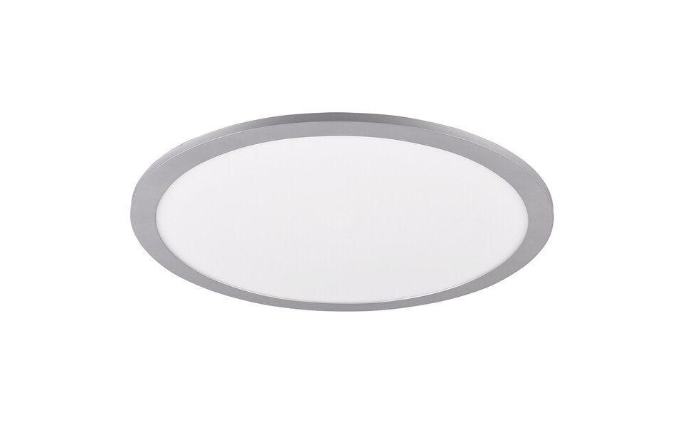 HLW LED LED Plafondlamp - Plafondverlichting - Trion Tiberon - 20W - Natuurlijk Wit 4000K - Rond - Mat Titaan - Kunststof