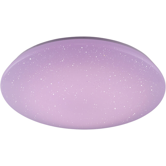 HLW LED LED Plafondlamp WiZ - Smart LED - Trion Nilon - 40W - Aanpasbare Kleur - Dimbaar - Afstandsbediening - Sterlicht - Rond - Mat Wit - Kunststof