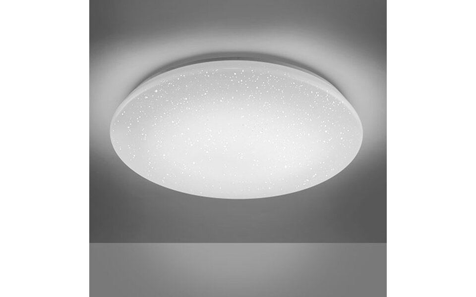 HLW LED LED Ceiling Light WiZ - Smart LED - Trion Nilon - 40W - Adjustable Color - Dimmable - Remote Control - Star Light - Round - Matte White - Plastic HLW LED LED Ceiling Light WiZ - Smart LED - Trion Nilon - 40W - Adjustable Color - Dimmable - Remote Control - Star Light - Round - Matte White - Plastic