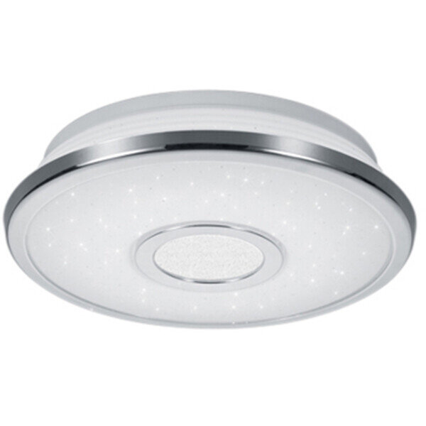 HLW LED LED Plafondlamp - Trion Osirina - 12W - Warm Wit 3000K - Dimbaar - Sterlicht - Rond - Glans Chroom - Kunststof HLW LED LED Plafondlamp - Trion Osirina - 12W - Warm Wit 3000K - Dimbaar - Sterlicht - Rond - Glans Chroom - Kunststof