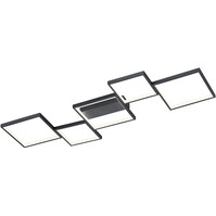 LED plafondlamp Soranto mat-zwart 34W 3400lm 1200x480 LED plafondlamp Soranto mat-zwart 34W 3400lm 1200x480
