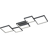 LED plafondlamp Soranto mat-zwart 34W 3400lm 1200x480 Verlichting per ruimte