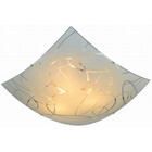 HLW LED LED Ceiling Light - Ceiling Lighting - Trion Spirilo - E27 Fitting - 3 Lights - Square - Matte White - Aluminum