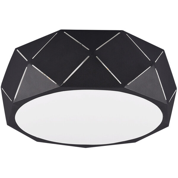 HLW LED LED Plafondlamp - Plafondverlichting - Trion Zanda - E27 Fitting - 3-lichts - Rond - Mat Zwart - Aluminium HLW LED LED Plafondlamp - Plafondverlichting - Trion Zanda - E27 Fitting - 3-lichts - Rond - Mat Zwart - Aluminium