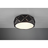 HLW LED LED Ceiling Lamp - Ceiling Lighting - Trion Zanda - E27 Fitting - 3-light - Round - Matte Black - Aluminum HLW LED LED Ceiling Lamp - Ceiling Lighting - Trion Zanda - E27 Fitting - 3-light - Round - Matte Black - Aluminum