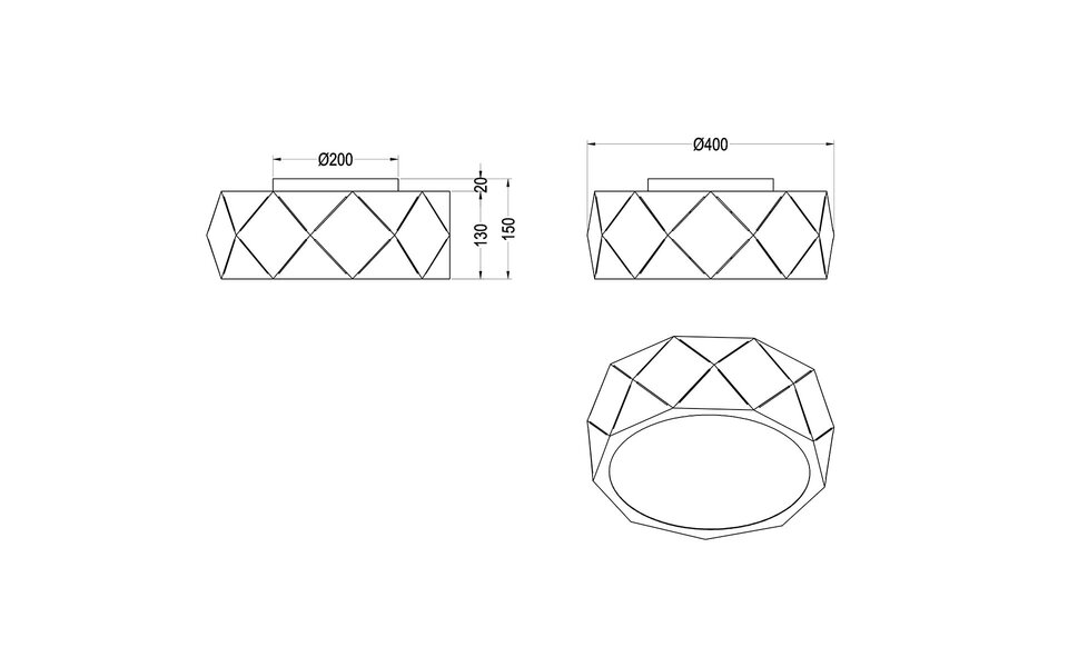 HLW LED LED Ceiling Lamp - Ceiling Lighting - Trion Zanda - E27 Fitting - 3-light - Round - Matte Black - Aluminum HLW LED LED Ceiling Lamp - Ceiling Lighting - Trion Zanda - E27 Fitting - 3-light - Round - Matte Black - Aluminum