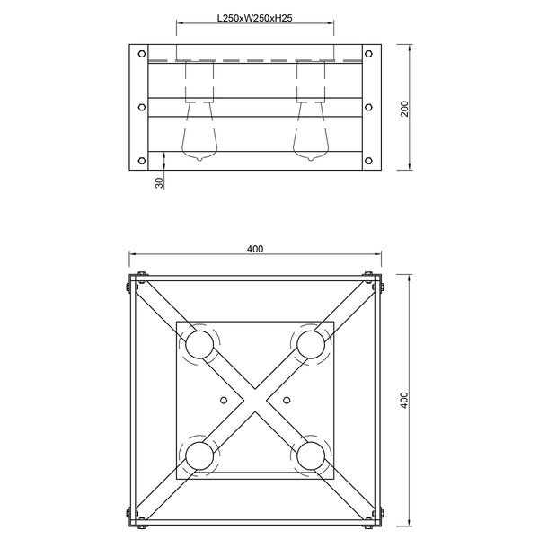 HLW LED LED Plafondlamp - Plafondverlichting - Trion Khon - E27 Fitting - Vierkant - Mat Nikkel - Aluminium HLW LED LED Plafondlamp - Plafondverlichting - Trion Khon - E27 Fitting - Vierkant - Mat Nikkel - Aluminium