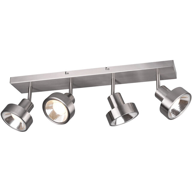 Trion Leonida LED plafondspot 4x GU10 Mat Nikkel Binnenverlichting
