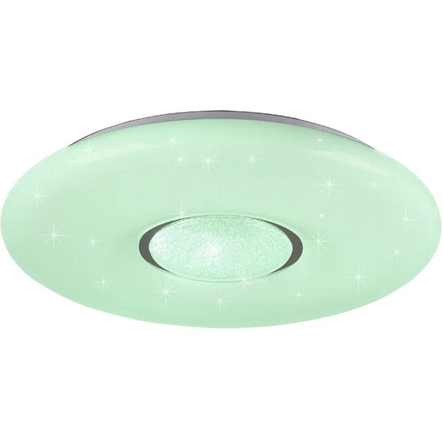 HLW LED LED Ceiling Lamp WiZ - Smart LED - Ceiling Lighting - Trion Liva - 20W - Adjustable Color - RGBW - Dimmable - Round - Matte White - Plastic