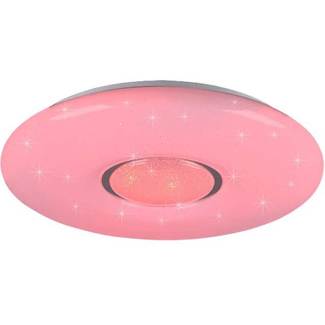 HLW LED LED Plafondlamp WiZ - Smart LED - Plafondverlichting - Trion Liva - 20W - Aanpasbare Kleur - RGBW - Dimbaar - Rond - Mat Wit - Kunststof