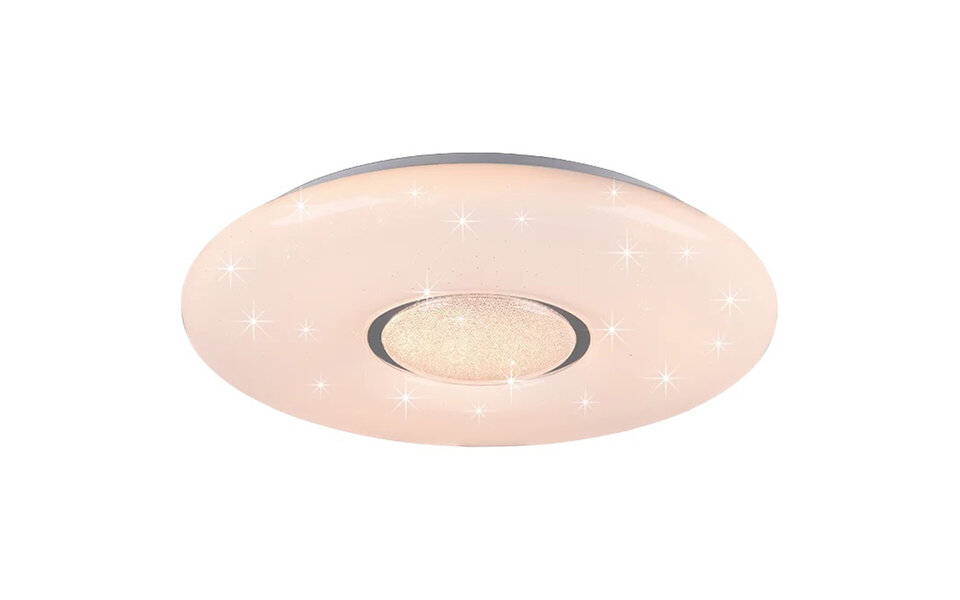 HLW LED LED Plafondlamp WiZ - Smart LED - Plafondverlichting - Trion Liva - 20W - Aanpasbare Kleur - RGBW - Dimbaar - Rond - Mat Wit - Kunststof