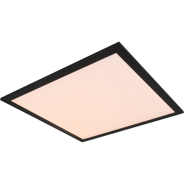 HLW LED LED Plafondlamp - Plafondverlichting - Trion Tirus - 18W - Aanpasbare Kleur - Afstandsbediening - Dimbaar - Vierkant - Mat Zwart - Aluminium HLW LED LED Plafondlamp - Plafondverlichting - Trion Tirus - 18W - Aanpasbare Kleur - Afstandsbediening - Dimbaar - Vierkant - Mat Zwart - Aluminium