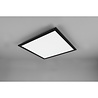 HLW LED LED Ceiling Lamp - Ceiling Lighting - Trion Tirus - 18W - Adjustable Color - Remote Control - Dimmable - Square - Matte Black - Aluminum