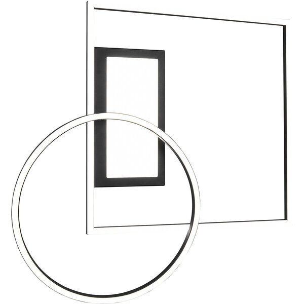 HLW LED LED Plafondlamp - Plafondverlichting - Trion Dowino - 33W - Aanpasbare Kleur - Afstandsbediening - Dimbaar - Vierkant - Mat Zwart - Aluminium HLW LED LED Plafondlamp - Plafondverlichting - Trion Dowino - 33W - Aanpasbare Kleur - Afstandsbediening - Dimbaar - Vierkant - Mat Zwart - Aluminium