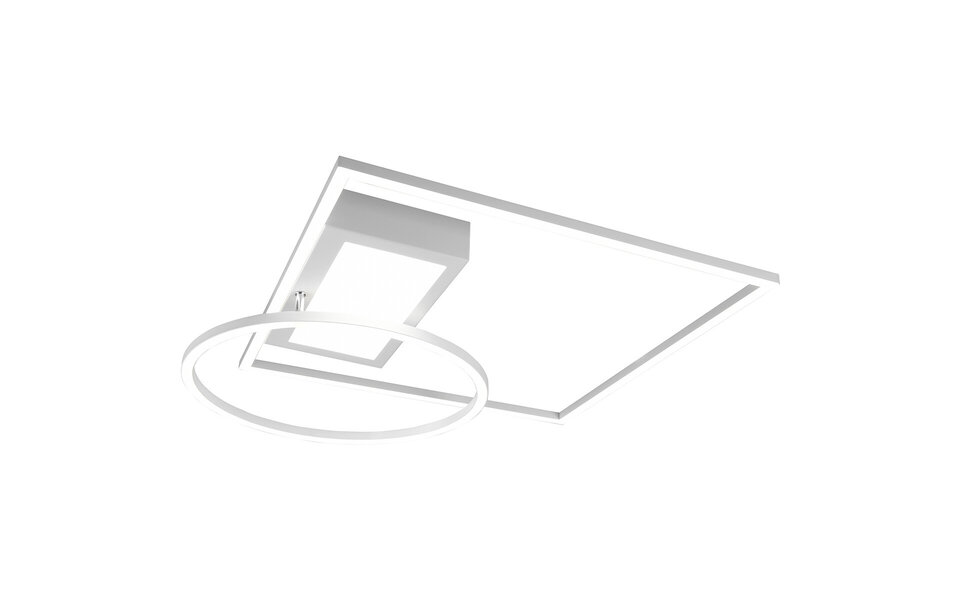 HLW LED LED Plafondlamp - Plafondverlichting - Trion Dowino - 33W - Aanpasbare Kleur - Afstandsbediening - Dimbaar - Vierkant - Mat Wit - Aluminium HLW LED LED Plafondlamp - Plafondverlichting - Trion Dowino - 33W - Aanpasbare Kleur - Afstandsbediening - Dimbaar - Vierkant - Mat Wit - Aluminium