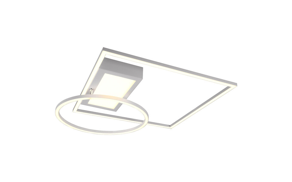 HLW LED LED Plafondlamp - Plafondverlichting - Trion Dowino - 33W - Aanpasbare Kleur - Afstandsbediening - Dimbaar - Vierkant - Mat Wit - Aluminium HLW LED LED Plafondlamp - Plafondverlichting - Trion Dowino - 33W - Aanpasbare Kleur - Afstandsbediening - Dimbaar - Vierkant - Mat Wit - Aluminium