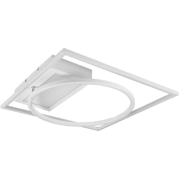 HLW LED LED Plafondlamp - Plafondverlichting - Trion Dowino - 33W - Aanpasbare Kleur - Afstandsbediening - Dimbaar - Vierkant - Mat Wit - Aluminium HLW LED LED Plafondlamp - Plafondverlichting - Trion Dowino - 33W - Aanpasbare Kleur - Afstandsbediening - Dimbaar - Vierkant - Mat Wit - Aluminium