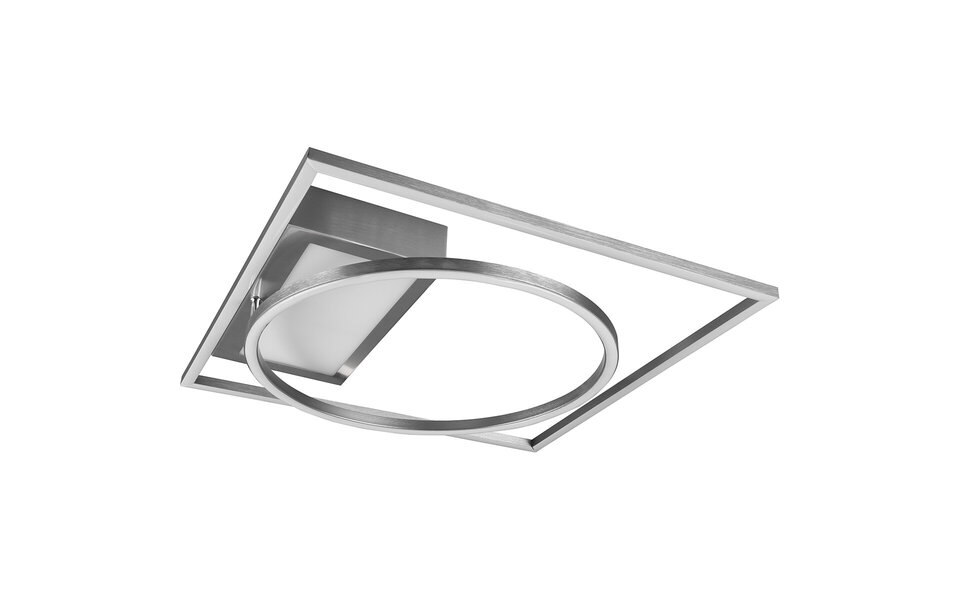 HLW LED LED Plafondlamp - Plafondverlichting - Trion Dowino - 33W - Aanpasbare Kleur - Afstandsbediening - Dimbaar - Vierkant - Mat Nikkel - Aluminium HLW LED LED Plafondlamp - Plafondverlichting - Trion Dowino - 33W - Aanpasbare Kleur - Afstandsbediening - Dimbaar - Vierkant - Mat Nikkel - Aluminium