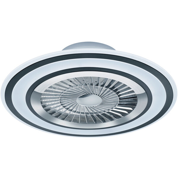 HLW LED LED Plafondlamp met Ventilator - Plafondventilator - Trion Figon - 36W - Afstandsbediening - Aanpasbare Kleur - Dimbaar - Rond - Mat Zwart - Kunststof HLW LED LED Plafondlamp met Ventilator - Plafondventilator - Trion Figon - 36W - Afstandsbediening - Aanpasbare Kleur - Dimbaar - Rond - Mat Zwart - Kunststof