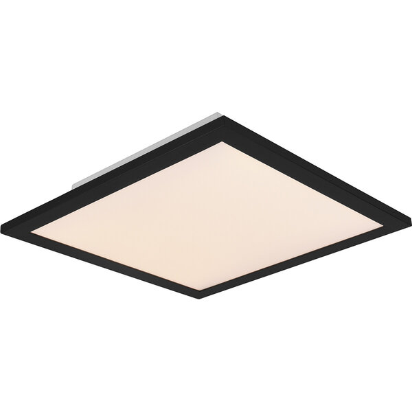 HLW LED LED Plafondlamp - Plafondverlichting - Trion Tirus - 14W - Aanpasbare Kleur - Afstandsbediening - Dimbaar - Vierkant - Mat Zwart - Aluminium HLW LED LED Plafondlamp - Plafondverlichting - Trion Tirus - 14W - Aanpasbare Kleur - Afstandsbediening - Dimbaar - Vierkant - Mat Zwart - Aluminium