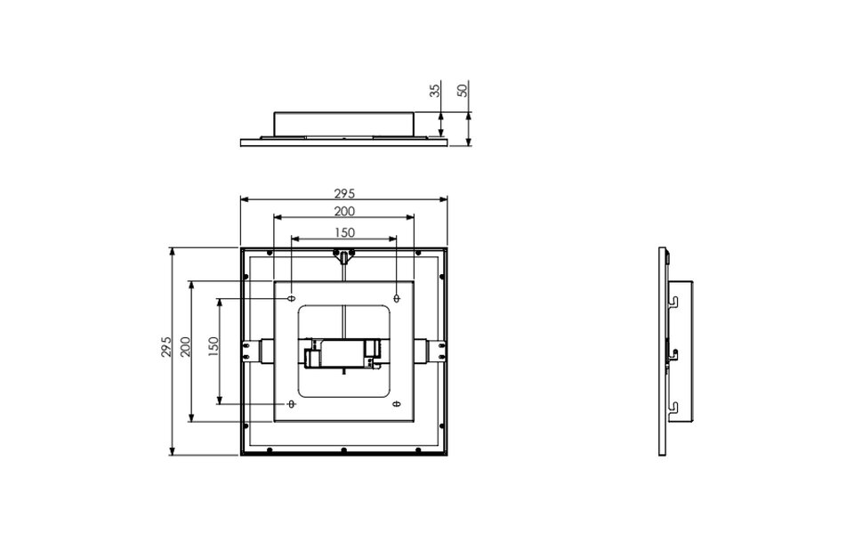 HLW LED LED Ceiling Lamp - Ceiling Lighting - Trion Tirus - 14W - Adjustable Color - Remote Control - Dimmable - Square - Matte Black - Aluminum HLW LED LED Ceiling Lamp - Ceiling Lighting - Trion Tirus - 14W - Adjustable Color - Remote Control - Dimmable - Square - Matte Black - Aluminum