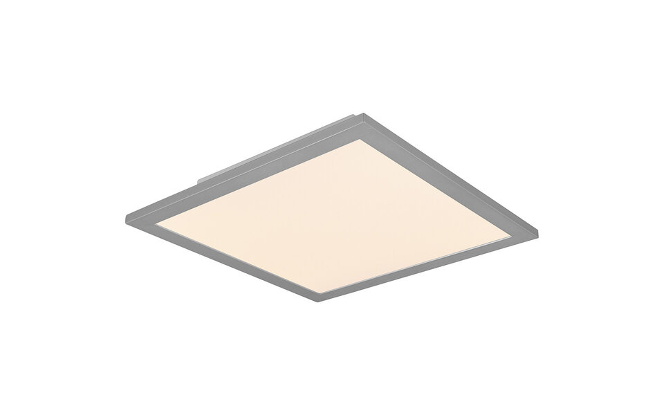 HLW LED LED Ceiling Lamp - Ceiling Lighting - Trion Tirus - 14W - Adjustable Color - Remote Control - Dimmable - Square - Matte Titanium - Aluminum HLW LED LED Ceiling Lamp - Ceiling Lighting - Trion Tirus - 14W - Adjustable Color - Remote Control - Dimmable - Square - Matte Titanium - Aluminum