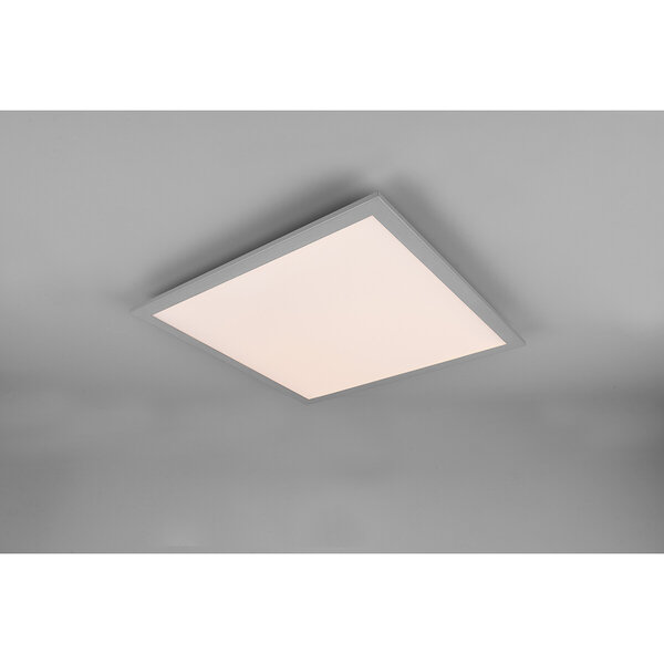 HLW LED LED Plafondlamp - Plafondverlichting - Trion Tirus - 18W - Aanpasbare Kleur - Afstandsbediening - Dimbaar - Vierkant - Mat Titaan - Aluminium HLW LED LED Plafondlamp - Plafondverlichting - Trion Tirus - 18W - Aanpasbare Kleur - Afstandsbediening - Dimbaar - Vierkant - Mat Titaan - Aluminium