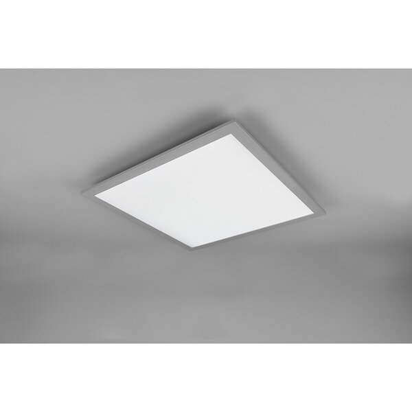HLW LED LED Plafondlamp - Plafondverlichting - Trion Tirus - 18W - Aanpasbare Kleur - Afstandsbediening - Dimbaar - Vierkant - Mat Titaan - Aluminium HLW LED LED Plafondlamp - Plafondverlichting - Trion Tirus - 18W - Aanpasbare Kleur - Afstandsbediening - Dimbaar - Vierkant - Mat Titaan - Aluminium