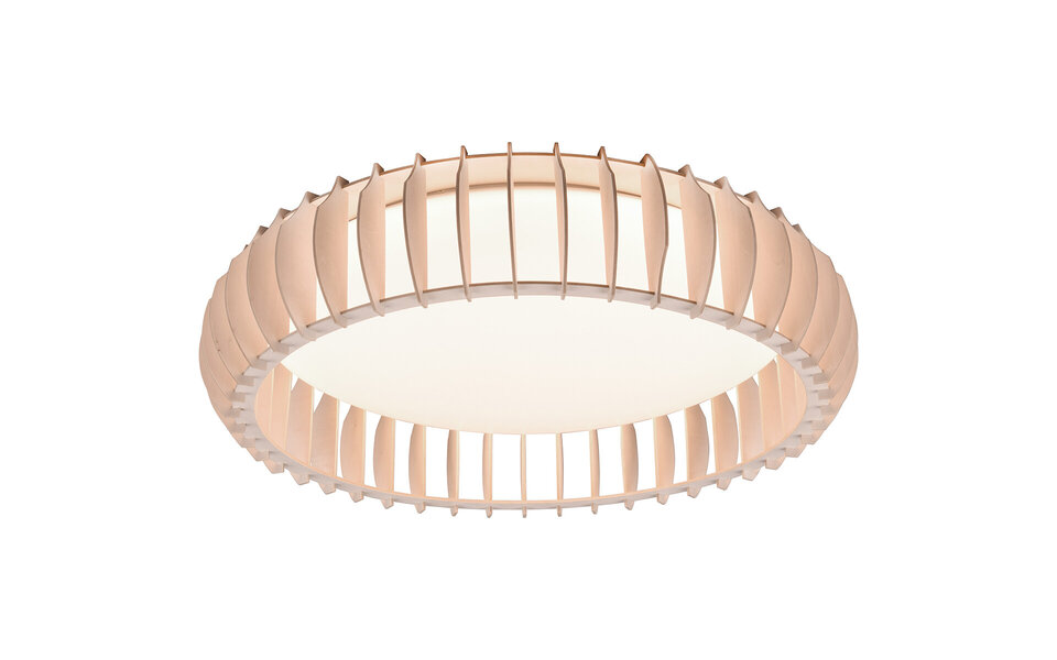 HLW LED LED Plafondlamp - Plafondverlichting - Trion Manto XL - 38W - Aanpasbare Kleur - Afstandsbediening - Dimbaar - Rond - Houtkleur - Kunststof HLW LED LED Plafondlamp - Plafondverlichting - Trion Manto XL - 38W - Aanpasbare Kleur - Afstandsbediening - Dimbaar - Rond - Houtkleur - Kunststof