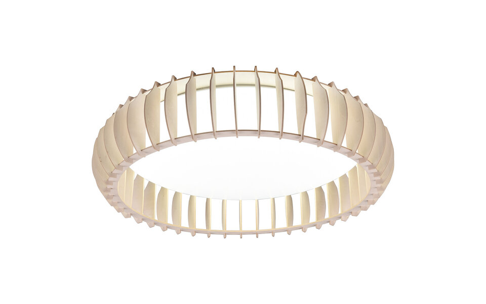 HLW LED LED Plafondlamp - Plafondverlichting - Trion Manto XL - 38W - Aanpasbare Kleur - Afstandsbediening - Dimbaar - Rond - Houtkleur - Kunststof HLW LED LED Plafondlamp - Plafondverlichting - Trion Manto XL - 38W - Aanpasbare Kleur - Afstandsbediening - Dimbaar - Rond - Houtkleur - Kunststof