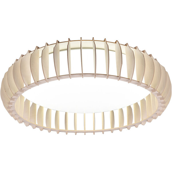 HLW LED LED Plafondlamp - Plafondverlichting - Trion Manto XL - 38W - Aanpasbare Kleur - Afstandsbediening - Dimbaar - Rond - Houtkleur - Kunststof HLW LED LED Plafondlamp - Plafondverlichting - Trion Manto XL - 38W - Aanpasbare Kleur - Afstandsbediening - Dimbaar - Rond - Houtkleur - Kunststof