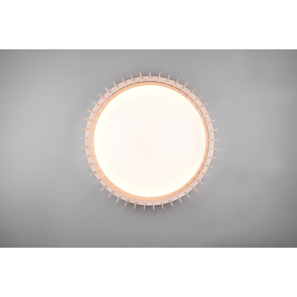 HLW LED LED Plafondlamp - Plafondverlichting - Trion Manto XL - 38W - Aanpasbare Kleur - Afstandsbediening - Dimbaar - Rond - Houtkleur - Kunststof HLW LED LED Plafondlamp - Plafondverlichting - Trion Manto XL - 38W - Aanpasbare Kleur - Afstandsbediening - Dimbaar - Rond - Houtkleur - Kunststof