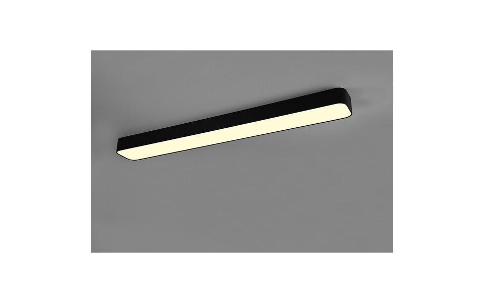 HLW LED LED Ceiling Lamp - Ceiling Lighting - Trion Astinto - 37W - Adjustable Color - Dimmable - Rectangular - Matte Black - Aluminum HLW LED LED Ceiling Lamp - Ceiling Lighting - Trion Astinto - 37W - Adjustable Color - Dimmable - Rectangular - Matte Black - Aluminum