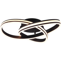 Trion Yarino LED Plafondlamp 58W 7000 lm Dimbaar mat zwart Trion Yarino LED Plafondlamp 58W 7000 lm Dimbaar mat zwart