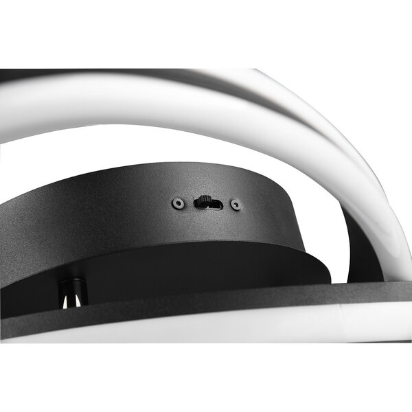 HLW LED LED Plafondlamp - Plafondverlichting - Trion Yarino - 58W - Aanpasbare Kleur - Dimbaar - Rond - Mat Zwart - Aluminium HLW LED LED Plafondlamp - Plafondverlichting - Trion Yarino - 58W - Aanpasbare Kleur - Dimbaar - Rond - Mat Zwart - Aluminium