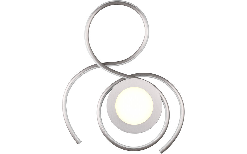 HLW LED LED Plafondlamp - Plafondverlichting - Trion Jivino - 36W - Aanpasbare Kleur - Dimbaar - Rond - Mat Nikkel - Aluminium