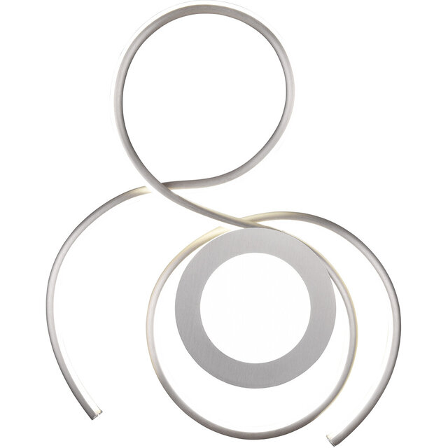 HLW LED LED Plafondlamp - Plafondverlichting - Trion Jivino - 36W - Aanpasbare Kleur - Dimbaar - Rond - Mat Nikkel - Aluminium