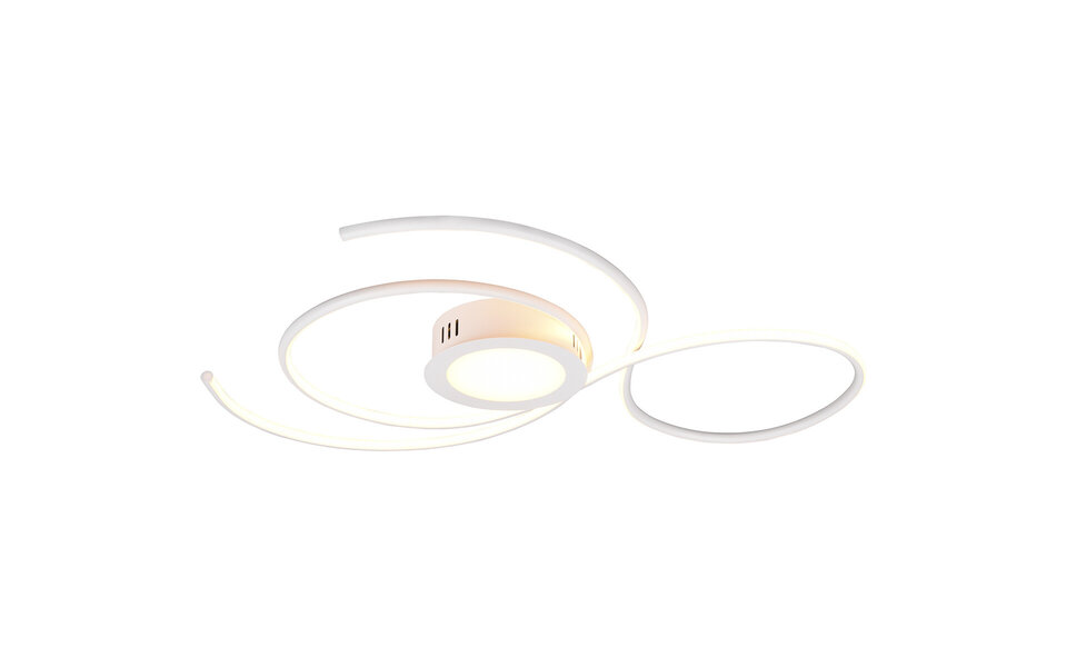 HLW LED LED Ceiling Light - Ceiling Lighting - Trion Jivino - 48W - Adjustable Color - Dimmable - Round - Matte White - Aluminum