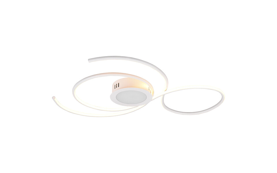 HLW LED LED Ceiling Light - Ceiling Lighting - Trion Jivino - 48W - Adjustable Color - Dimmable - Round - Matte White - Aluminum