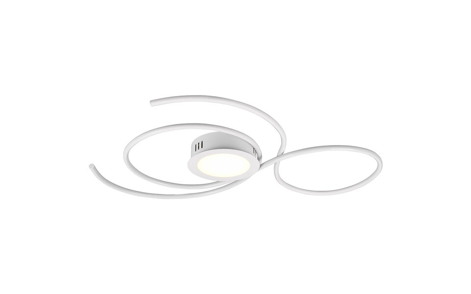 HLW LED LED Ceiling Light - Ceiling Lighting - Trion Jivino - 48W - Adjustable Color - Dimmable - Round - Matte White - Aluminum