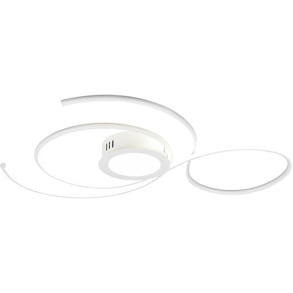 HLW LED LED Plafondlamp - Plafondverlichting - Trion Jivino - 48W - Aanpasbare Kleur - Dimbaar - Rond - Mat Wit - Aluminium HLW LED LED Plafondlamp - Plafondverlichting - Trion Jivino - 48W - Aanpasbare Kleur - Dimbaar - Rond - Mat Wit - Aluminium