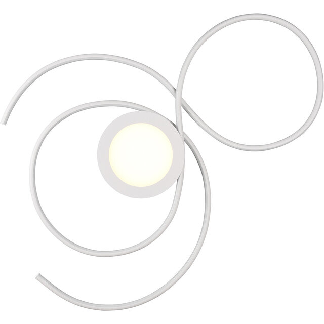 HLW LED LED Ceiling Light - Ceiling Lighting - Trion Jivino - 48W - Adjustable Color - Dimmable - Round - Matte White - Aluminum