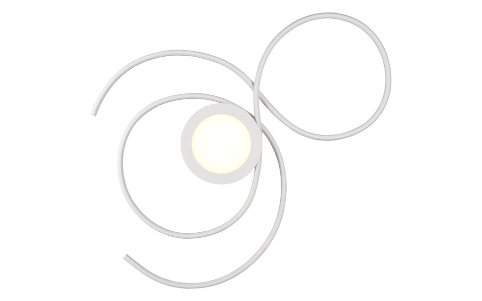 HLW LED LED Ceiling Light - Ceiling Lighting - Trion Jivino - 48W - Adjustable Color - Dimmable - Round - Matte White - Aluminum