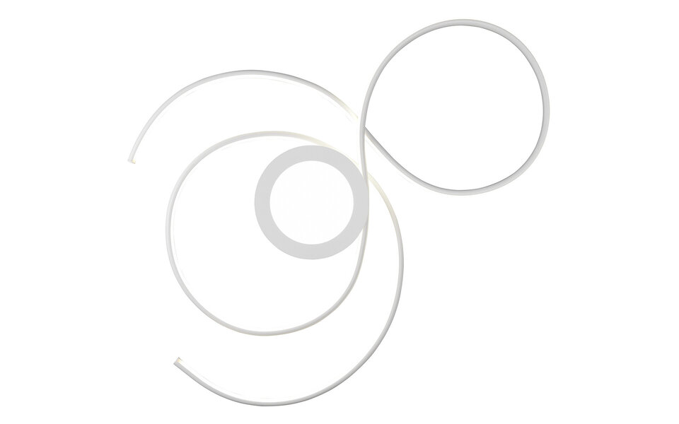 HLW LED LED Ceiling Light - Ceiling Lighting - Trion Jivino - 48W - Adjustable Color - Dimmable - Round - Matte White - Aluminum