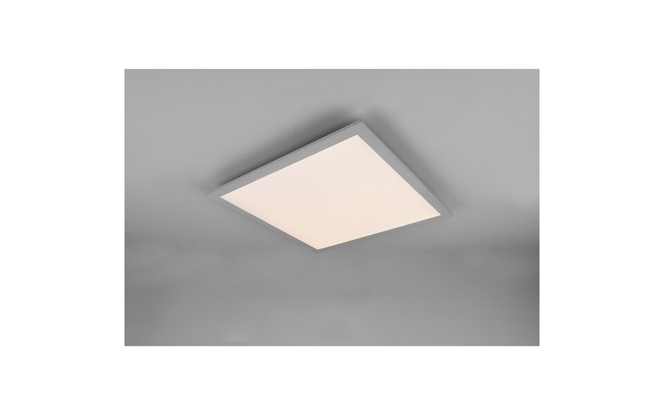 HLW LED LED Ceiling Light - Ceiling Lighting - Trion Alina - 18W - Warm White 3000K - Matte Titanium - Aluminum - 45cm HLW LED LED Ceiling Light - Ceiling Lighting - Trion Alina - 18W - Warm White 3000K - Matte Titanium - Aluminum - 45cm
